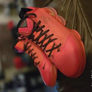 Vibrant Red Athletic Sneakers